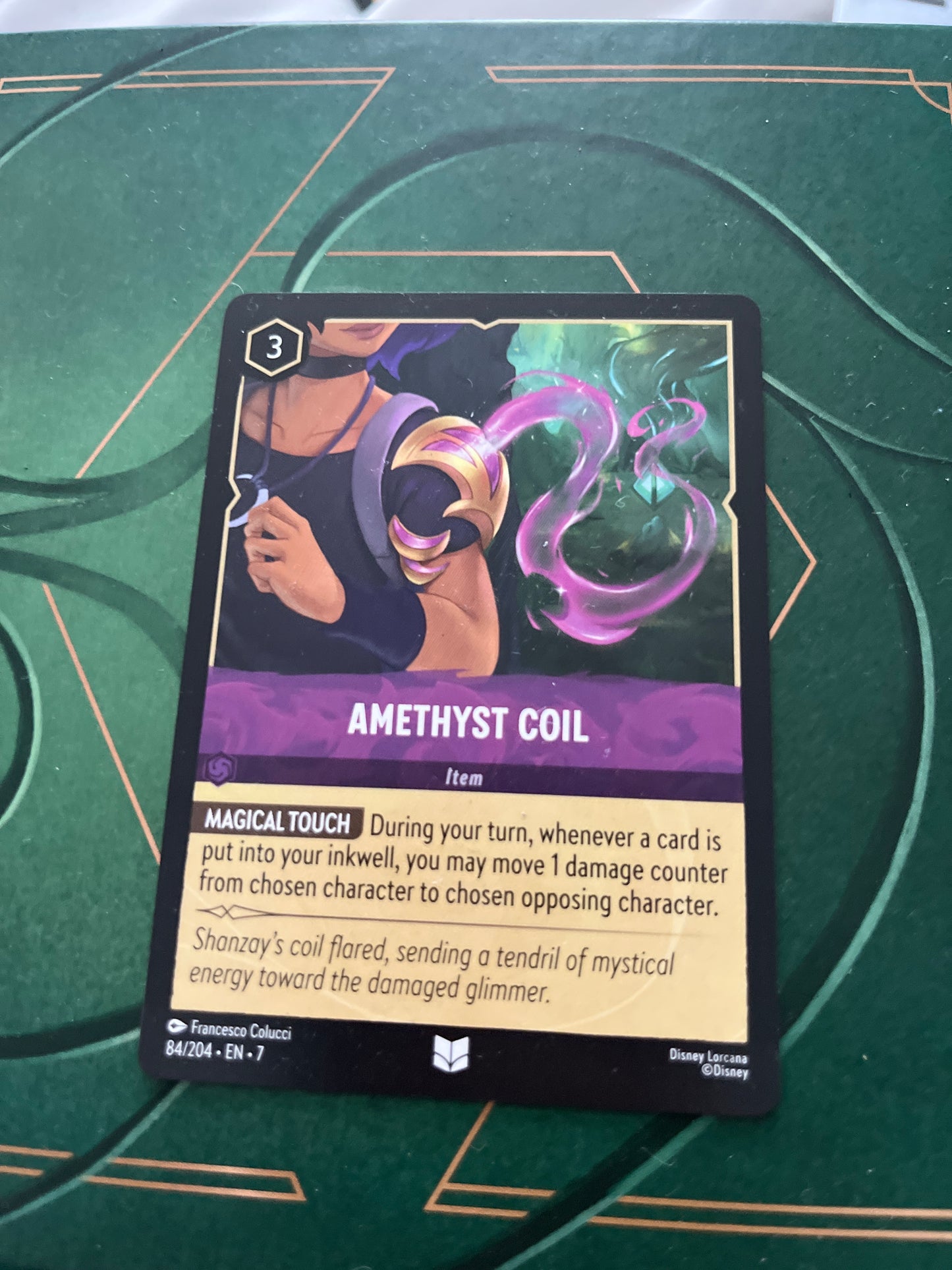 Disney Lorcana - Amethyst Coil 84/204 S7 NM/LP