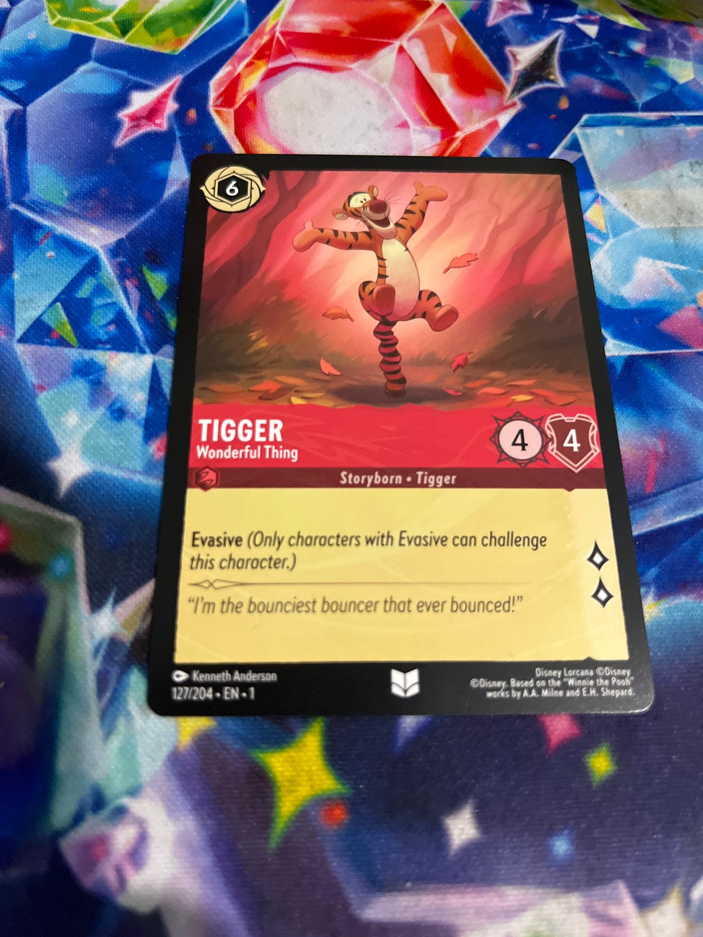 Disney Lorcana Tigger - Wonderful Thing 127/204 NM/LP
