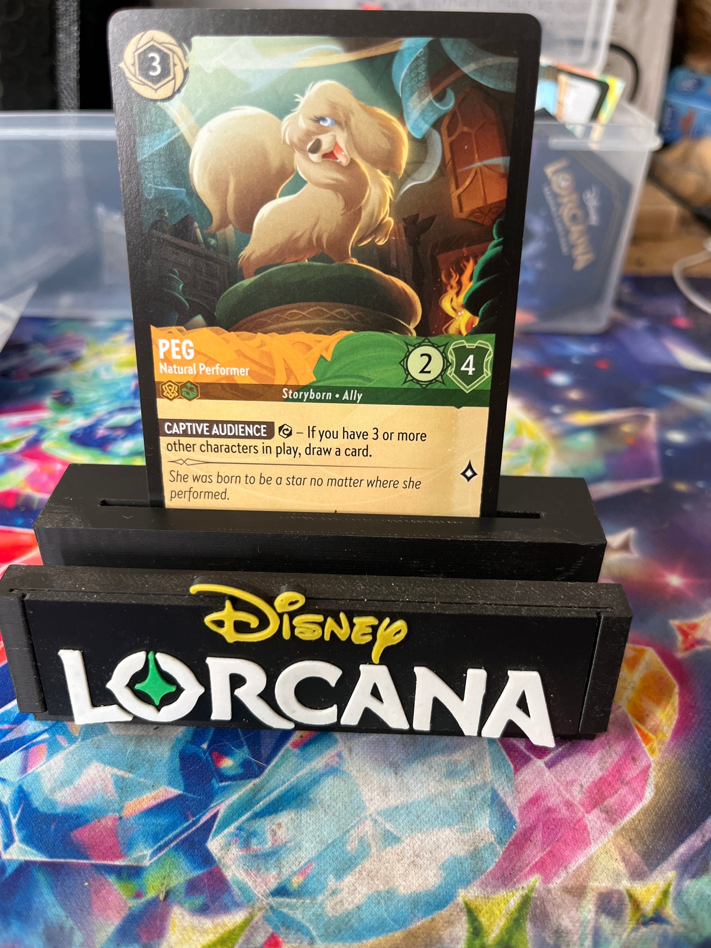 Disney Lorcana Peg - Natural Performer 7/204 S7 NM/LP