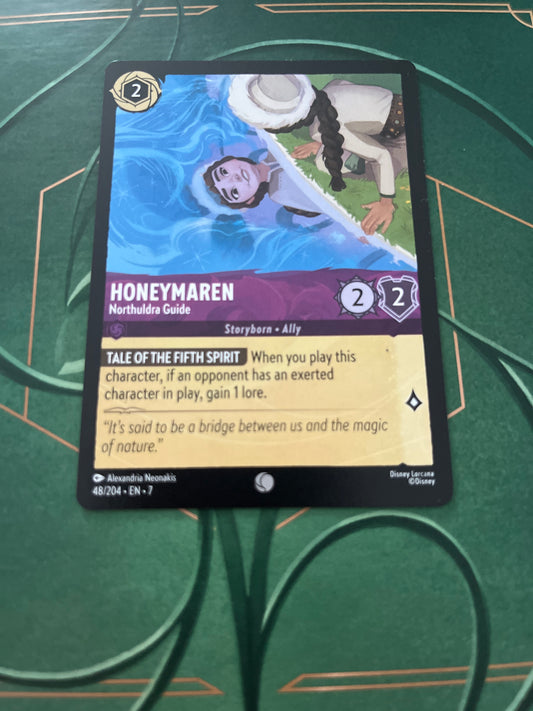 Disney Lorcana Honeymaren - Northuldra Guide 48/204 S7 NM/LP